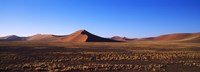 Sand dunes in a desert, Sossusvlei, Namib Desert, Namibia by Panoramic Images - 27" x 9"