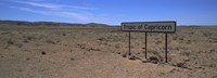 Tropic Of Capricorn sign in a desert, Namibia by Panoramic Images - 27" x 9"