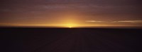 Sunset over a desert, Namib Desert, Swakopmund, Namibia Fine Art Print
