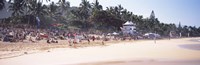 Tourists on the beach, North Shore, Oahu, Hawaii, USA Fine Art Print