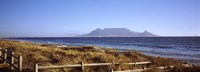 Sea with Table Mountain in the background, Bloubergstrand, Cape Town, Western Cape Province, South Africa Fine Art Print
