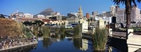 Castle of Good Hope with a view of a government building, Cape Town City Hall, Cape Town, Western Cape Province, South Africa Fine Art Print