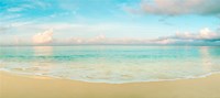 Waves on the beach, Seven Mile Beach, Grand Cayman, Cayman Islands by Panoramic Images - 27" x 12"