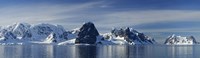 Glacier along straits, Lamaire Channel, Antarctic Peninsula, Antarctica Fine Art Print