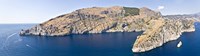 Island in the sea, Punta Campanella, Bay of Ieranto, Capri, Naples, Campania, Italy Fine Art Print