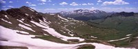 Mountains covered with snow, West Maroon Pass, Crested Butte, Gunnison County, Colorado, USA Fine Art Print