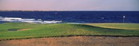Golf course at dusk, The Cascades Golf And Country Club, Soma Bay, Hurghada, Egypt Fine Art Print