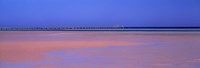 Pier in the sea, Soma Bay, Hurghada, Egypt Fine Art Print
