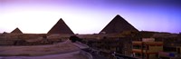 Pyramids at Sunset Giza Egypt