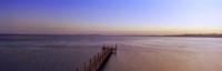 Pier in the sea, Ras Um Sid, Sharm al-Sheikh, Sinai Peninsula, Egypt Fine Art Print
