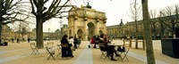 Arc De Triomphe Du Carrousel, Musee Du Louvre, Paris, Ile-de-France, France Fine Art Print
