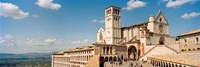 Tourists at a church, Basilica of San Francisco, Assisi, Perugia Province, Umbria, Italy Fine Art Print
