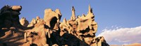 Low angle view of cliffs, Fantasy Canyon, Uintah County, Utah (blue sky) by Panoramic Images - 27" x 9"
