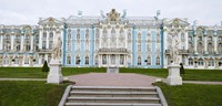 Blue Facade of Catherine Palace, St. Petersburg, Russia Fine Art Print