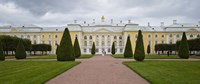 Facade of a palace, Peterhof Grand Palace, St. Petersburg, Russia Fine Art Print