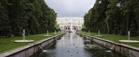 Canal at Grand Cascade at Peterhof Grand Palace, St. Petersburg, Russia Fine Art Print