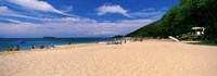 Tourists on the beach, Makena Beach, Maui, Hawaii Fine Art Print