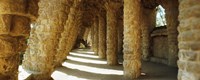 Architectural detail, Park Guell, Barcelona, Catalonia, Spain (horizontal) Fine Art Print