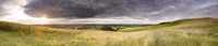 Sunset over a landscape, Uffington, Oxfordshire, England by Panoramic Images - 37" x 8", FulcrumGallery.com brand