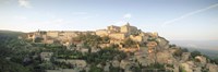 Hilltop village, Gordes, Vaucluse, Provence-Alpes-Cote d'Azur, France by Panoramic Images - 27" x 9" - $28.99