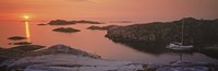 Sailboat on the coast, Lilla Nassa, Stockholm Archipelago, Sweden Fine Art Print