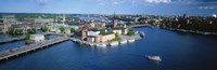 Aerial view of an island, Riddarholmen Island, Riddarfjarden, Stockholm, Sweden Fine Art Print
