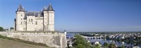 Castle in a town, Chateau de Samur, Saumur, Maine-Et-Loire, Loire Valley, Pays-De-La-Loire, Centre Region, France Fine Art Print