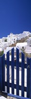 Houses in a town, Oia, Santorini, Cyclades Islands, Greece Fine Art Print