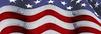 Close-up of an American flag Fine Art Print