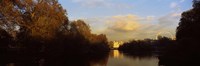 Lake in a park, St. James's Park, Westminster, London, England Fine Art Print