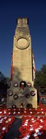 The Cenotaph and wreaths, Whitehall, Westminster, London, England Fine Art Print