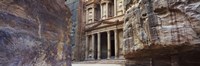 The Treasury through the rocks, Wadi Musa, Petra, Jordan Fine Art Print