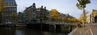 Bridge Over a Canal, Amsterdam, Netherlands Fine Art Print