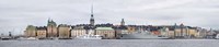 Boats and Buildings at the Waterfront, Gamla Stan, Stockholm, Sweden 2011 Fine Art Print