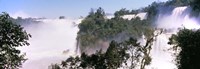 Floodwaters at Iguacu Falls, Argentina-Brazil Border Fine Art Print