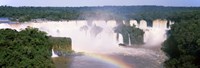 Aerial view of the Iguacu Falls, Brazil Fine Art Print