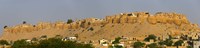 Low angle view of a fort on hill, Jaisalmer Fort, Jaisalmer, Rajasthan, India Fine Art Print