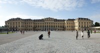 Tourists at a palace, Schonbrunn Palace, Vienna, Austria Fine Art Print