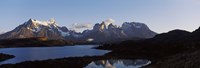 Lake Pehoe in Torres Del Paine National Park, Patagonia, Chile Fine Art Print