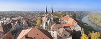 Old town viewed from Blue Tower, Bad Wimpfen, Baden-Wurttemberg, Germany Fine Art Print