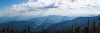 Clouds over mountains, Great Smoky Mountains National Park, Blount County, Tennessee, USA Fine Art Print