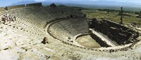 Ancient theatre in the ruins of Hierapolis, Pamukkale,Turkey (horizontal) Fine Art Print