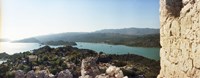 View from the Byzantine Castle, Kekova, Lycia, Antalya Province, Turkey Fine Art Print