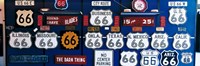 Route 66 Sign Collection Fine Art Print