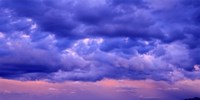 Switzerland, clouds, cumulus, storm Fine Art Print