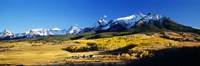 USA, Colorado, Ridgeway, Last Dollar Ranch, autumn Fine Art Print