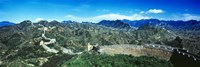Fortified wall on a mountain, Great Wall Of China, Beijing, China by Panoramic Images - 36" x 12"