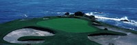 Pebble Beach Golf Course 8th Green Carmel CA Framed Print
