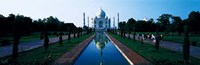 Taj Mahal Agra India by Panoramic Images - 36" x 12"