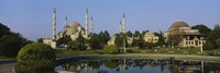 Garden in front of a mosque, Blue Mosque, Istanbul, Turkey by Panoramic Images - 36" x 12"